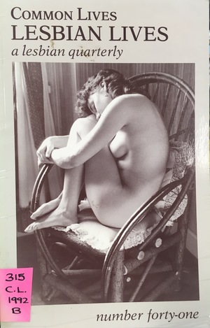 Common Lives, Lesbian Lives N.41 Common Lives, Lesbian Lives N.41