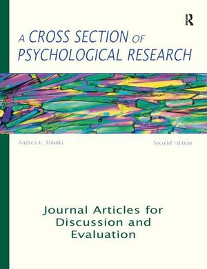 Cross Section of Psychological Research-2nd Ed, A Cross Section of Psychological Research-2nd Ed, A