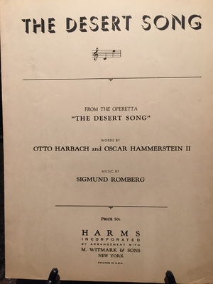 Desert Song, The Desert Song, The