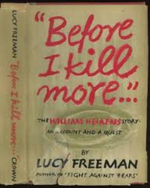 Before I kill more... Before I kill more...
