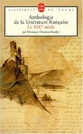 Anthologie de la littérature française, XIXe siècle Anthologie de la littérature française, XIXe siècle