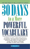 30 Days to a More Powerful Vocabulary 30 Days to a More Powerful Vocabulary