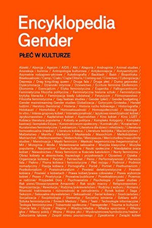 Encyklopedia gender: płeć w kulturze Encyklopedia gender: płeć w kulturze