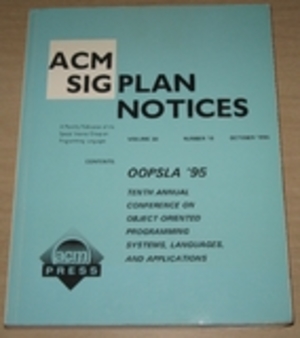 ACM SIGPLAN Notices Volume 30 Number 10 October 1995 ACM SIGPLAN Notices Volume 30 Number 10 October 1995