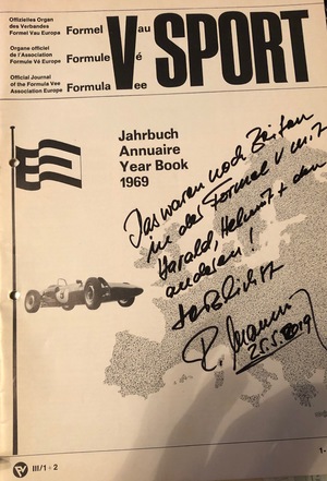 Formel V Jahrbuch 1969 1-4-1969 Formel V Jahrbuch 1969 1-4-1969