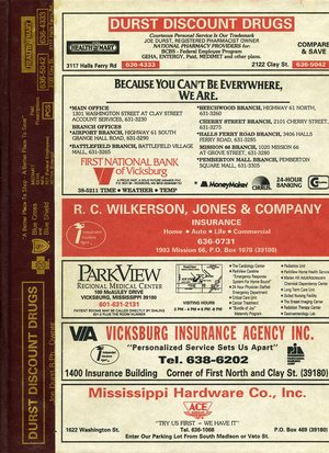 1994, Vicksburg – Warren County, Mississippi Polk City Directory 1994, Vicksburg – Warren County, Mississippi Polk City Directory