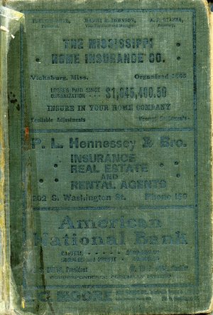 1906, Vicksburg – Warren County, Mississippi Maloney’s City Directory 1906, Vicksburg – Warren County, Mississippi Maloney’s City Directory