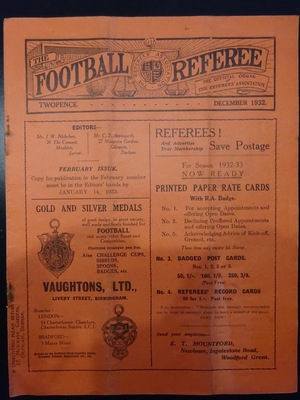 Football Referee - 1932-12 - December, The Football Referee - 1932-12 - December, The