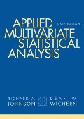 Applied Multivariate Statistical Analysis (6th Edition) Applied Multivariate Statistical Analysis (6th Edition)