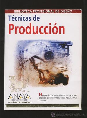 Tecnicas de produccion b. prof. diseño (Biblioteca Profesional de Dise~no)
(Español) Tapa blanda – 17 noviembre 1998 Tecnicas de produccion b. prof. diseño (Biblioteca Profesional de Dise~no)
(Español) Tapa blanda – 17 noviembre 1998