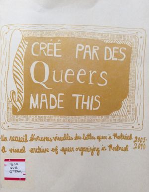 Créé par des Queers/Queers made this Créé par des Queers/Queers made this