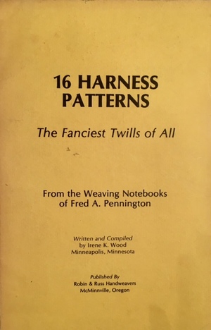 16 harness patterns : the fanciest twills of all 16 harness patterns : the fanciest twills of all