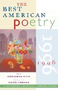 Best American Poetry 1996, The Best American Poetry 1996, The