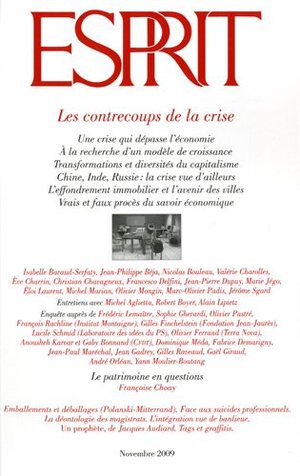 Esprit, N° 359, Novembre 200 : Les contrecoups de la crise Esprit, N° 359, Novembre 200 : Les contrecoups de la crise