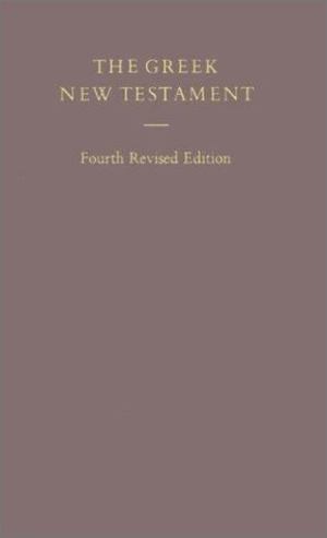 Greek New Testament, The Greek New Testament, The