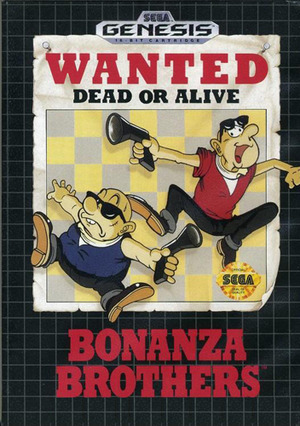 Bonanza Brothers - Sega Genesis Bonanza Brothers - Sega Genesis