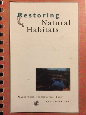 Restoring Natural Habitats Restoring Natural Habitats