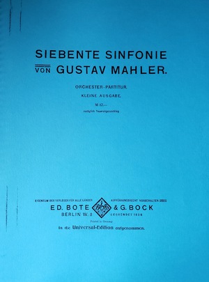 MAHLER, G.: Symphony No. 7 MAHLER, G.: Symphony No. 7