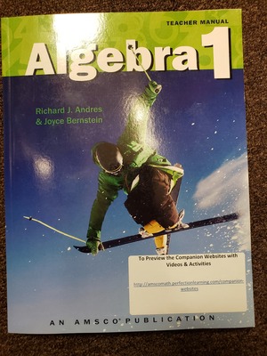 Algebra 1 - Common Core -Teacher Manual Algebra 1 - Common Core -Teacher Manual