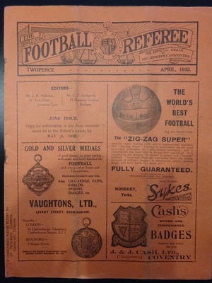 Football Referee - 1932-04 - April, The Football Referee - 1932-04 - April, The