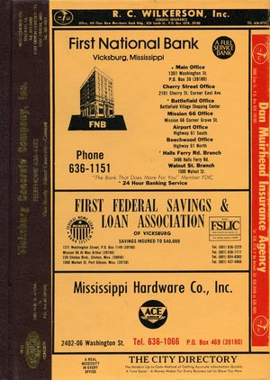 1979, Vicksburg – Warren County, Mississippi Polk City Directory 1979, Vicksburg – Warren County, Mississippi Polk City Directory