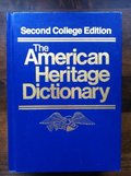 American Heritage Dictionary, Second College Edition American Heritage Dictionary, Second College Edition