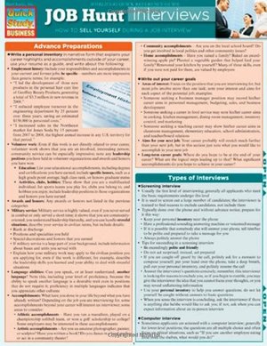 Job Hunt: Interviews (Quick Study: Business) Job Hunt: Interviews (Quick Study: Business)