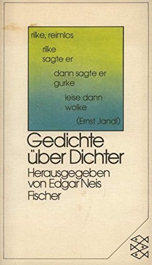 Gedichte über Dichter 001 Gedichte über Dichter 001