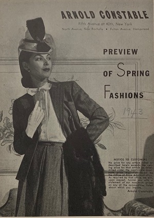 Arnold Constable Preview of Spring Fashions 1943 Arnold Constable Preview of Spring Fashions 1943