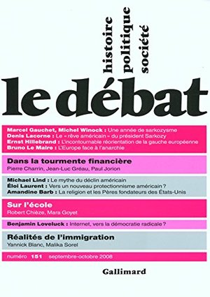 Le Débat, N° 151 Le Débat, N° 151