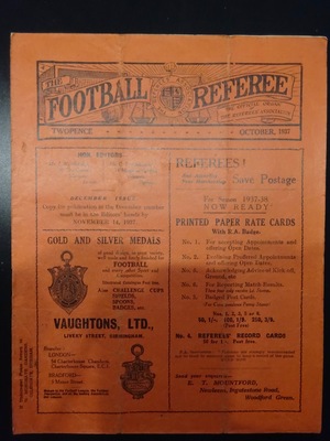 Football Referee - 1937-10 - October, The Football Referee - 1937-10 - October, The