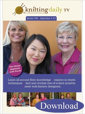 Knitting daily TV : series 700, episodes 1-13 (4-DVD set) Knitting daily TV : series 700, episodes 1-13 (4-DVD set)