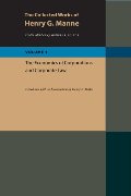 Collected Works of Henry G. Manne: In Three Volumes, The Collected Works of Henry G. Manne: In Three Volumes, The
