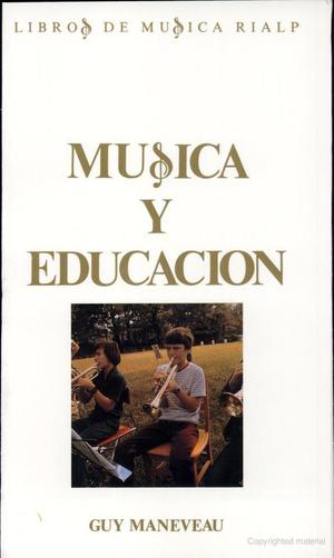 Música y educación Música y educación