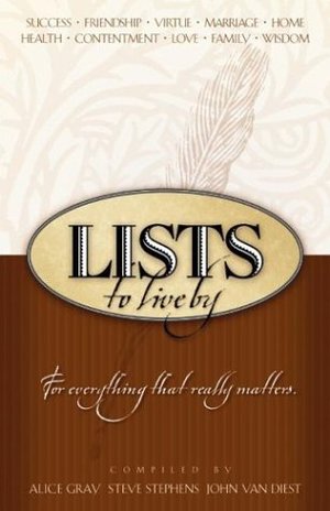 Lists To Live By The First Collection For Everything That Really Matters Lists To Live By The First Collection For Everything That Really Matters