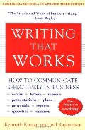 Writing That Works; How to Communicate Effectively In Business Writing That Works; How to Communicate Effectively In Business