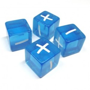 4 Fate Dice Set. Blu 4 Fate Dice Set. Blu