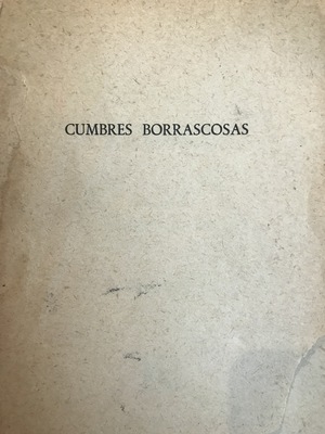 Cumbres Borrascosas Cumbres Borrascosas