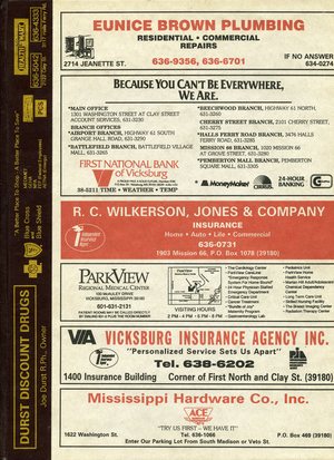 1993, Vicksburg – Warren County, Mississippi Polk City Directory 1993, Vicksburg – Warren County, Mississippi Polk City Directory