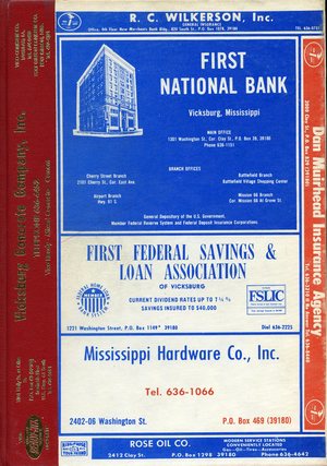 1976, Vicksburg – Warren County, Mississippi Polk City Directory 1976, Vicksburg – Warren County, Mississippi Polk City Directory