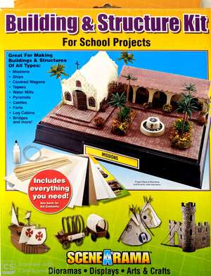 BUILDING & STRUCTURE KIT Miniature Model - Mission $3.00 BUILDING & STRUCTURE KIT Miniature Model - Mission $3.00