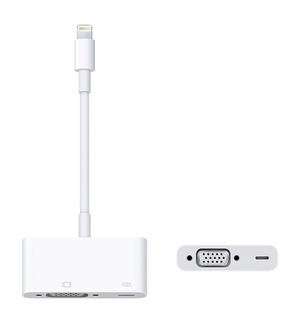 Adapter: Lightning to VGA Adapter: Lightning to VGA