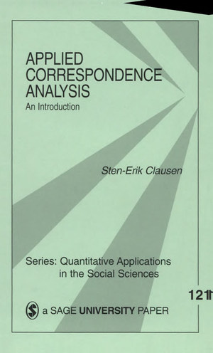 Applied Correspondence Analysis Applied Correspondence Analysis