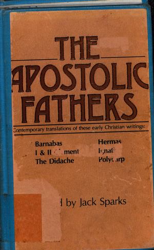 Apostolic Fathers Apostolic Fathers