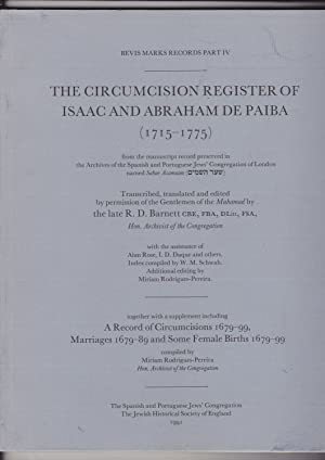 Bevis Marks Records Part IV (1679-1775) Bevis Marks Records Part IV (1679-1775)