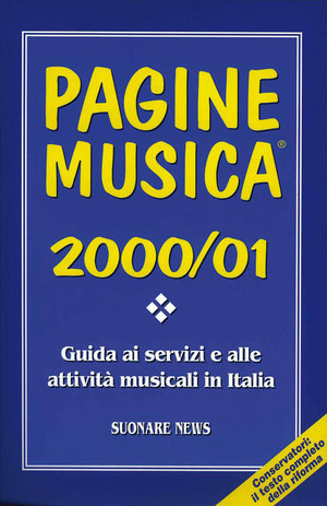 Pagine Musica 2000/01 Pagine Musica 2000/01