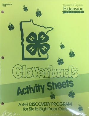 Cloverbuds: Discovery Guide & Activity Sheets Cloverbuds: Discovery Guide & Activity Sheets