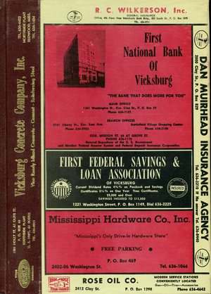 1969, Vicksburg – Warren County, Mississippi Polk City Directory 1969, Vicksburg – Warren County, Mississippi Polk City Directory