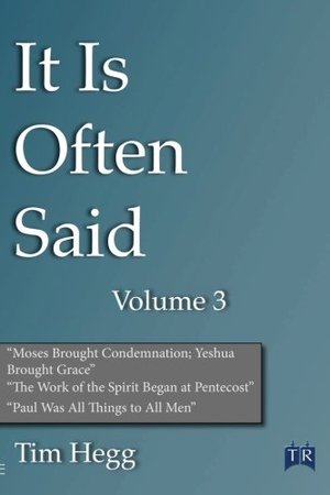 It Is Often Said Volume 3 It Is Often Said Volume 3