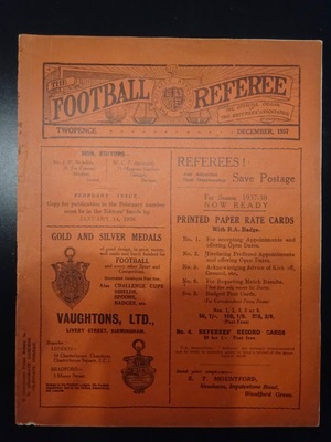 Football Referee - 1937-12 - December, The Football Referee - 1937-12 - December, The